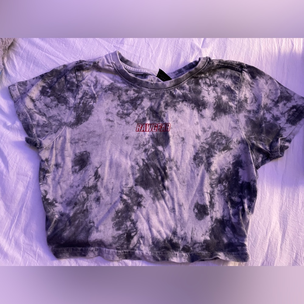 RAWGEAR WOMEN TIE-DYE CROP T-SHIRT - RG3003